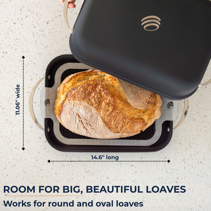 Bulka Bread Oven — Nitrided Carbon Steel Sourdough Bread Oven with Silicone Sling