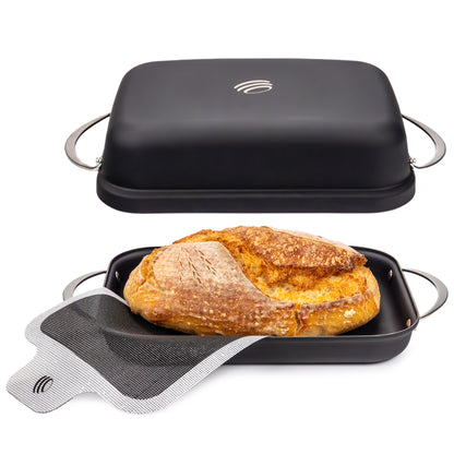 Bulka Bread Oven — Nitrided Carbon Steel Sourdough Bread Oven with Silicone Sling