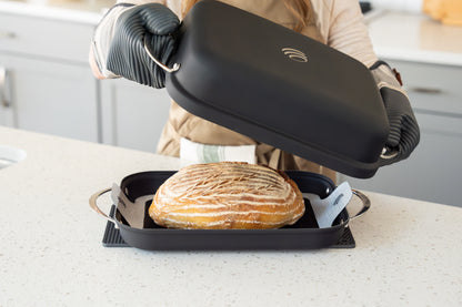 Bulka Bread Oven — Nitrided Carbon Steel Sourdough Bread Oven with Silicone Sling