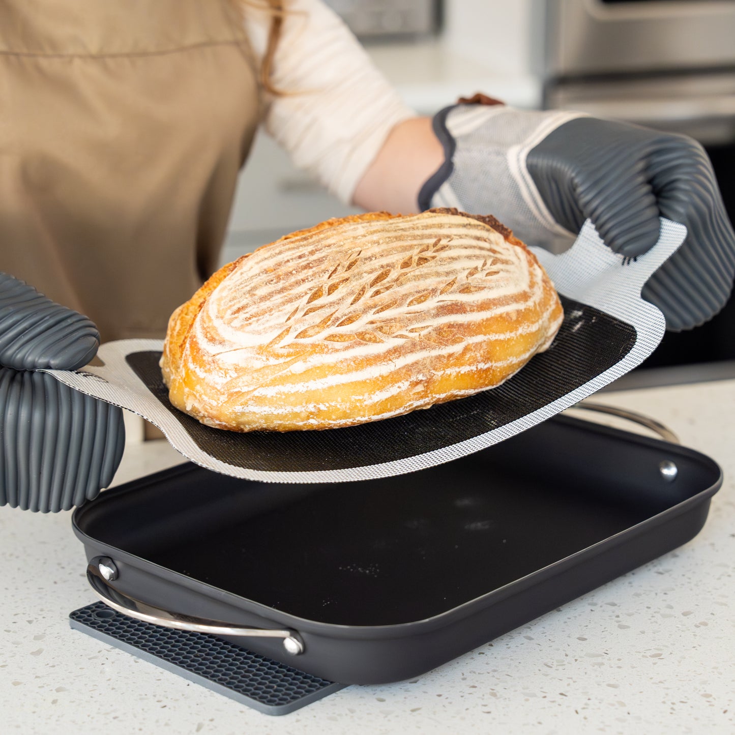 Complete Baking System - Bread Oven + 2 * Bannetons + Cleaning Brush