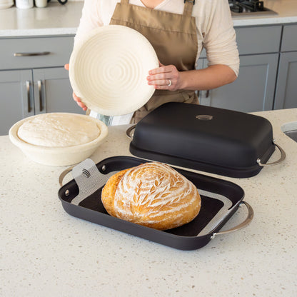 Complete Baking System - Bread Oven + 2 * Bannetons + Cleaning Brush