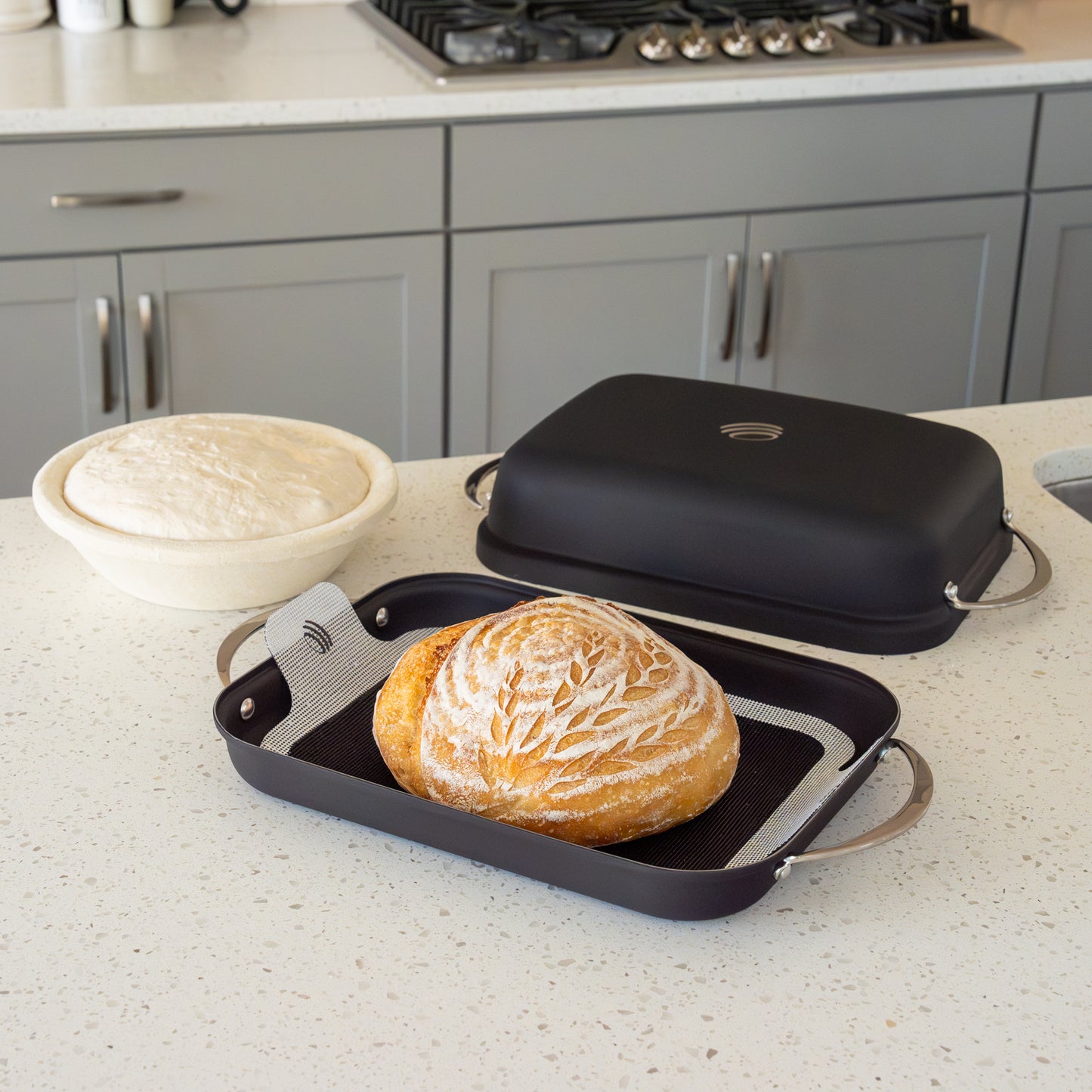 Bulka Bread Oven — Nitrided Carbon Steel Sourdough Bread Oven with Silicone Sling