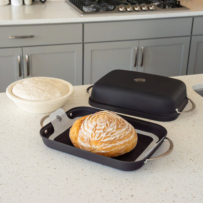 Bulka Bread Oven — Nitrided Carbon Steel Sourdough Bread Oven with Silicone Sling