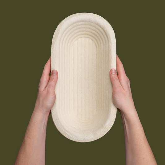 750g Oval Bulka banneton wood pulp basket