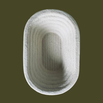 Medium Wide Oval Groove 750g Banneton